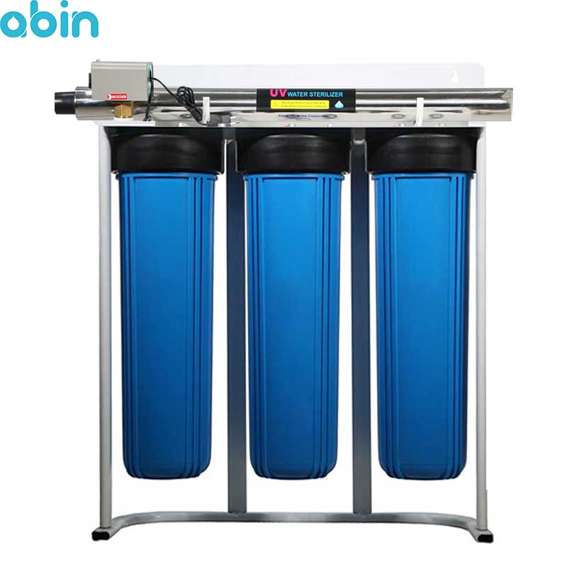 پیش تصفیه ورودی ساختمان با فیلتر UV